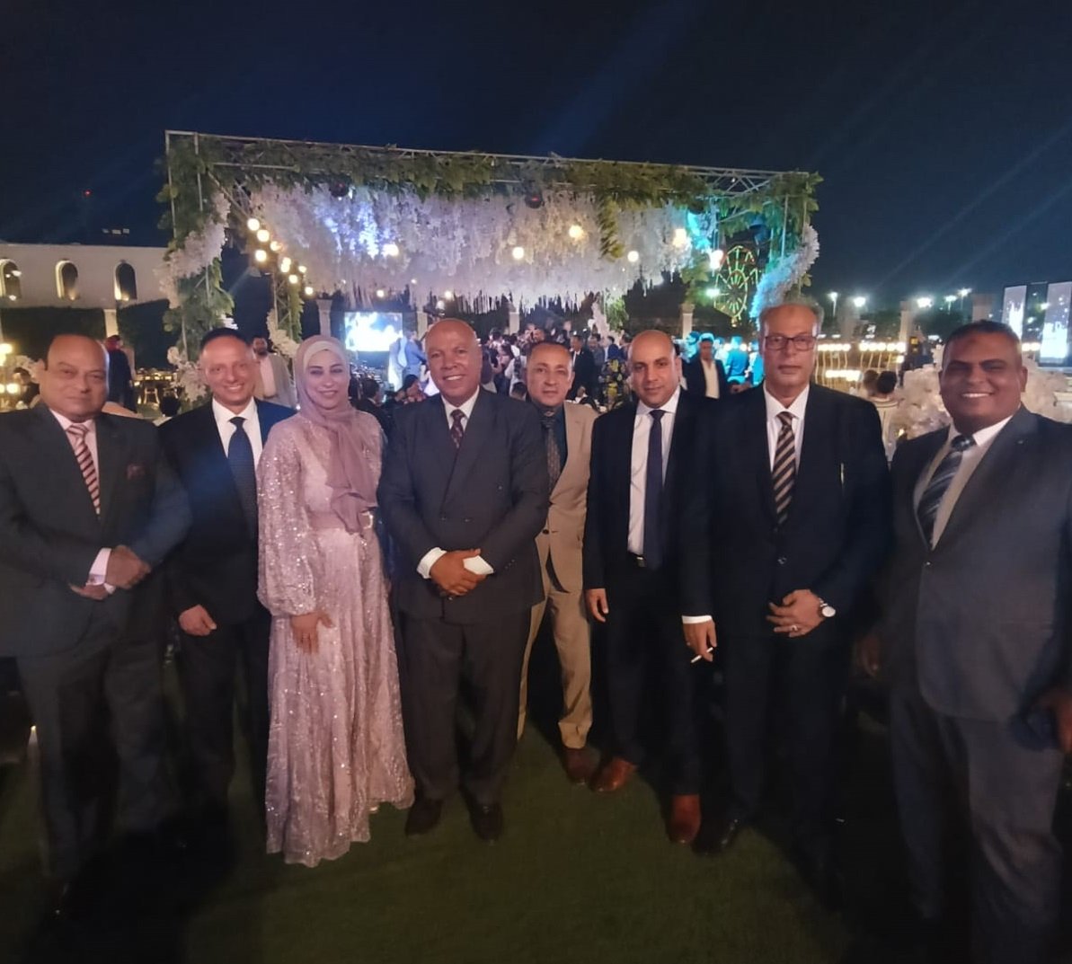 تهنئة قلبية بمناسبة زفاف نجل السيد/ إبراهيم يسري رئيس مجلس إدارة نادي الصقور للتنمية